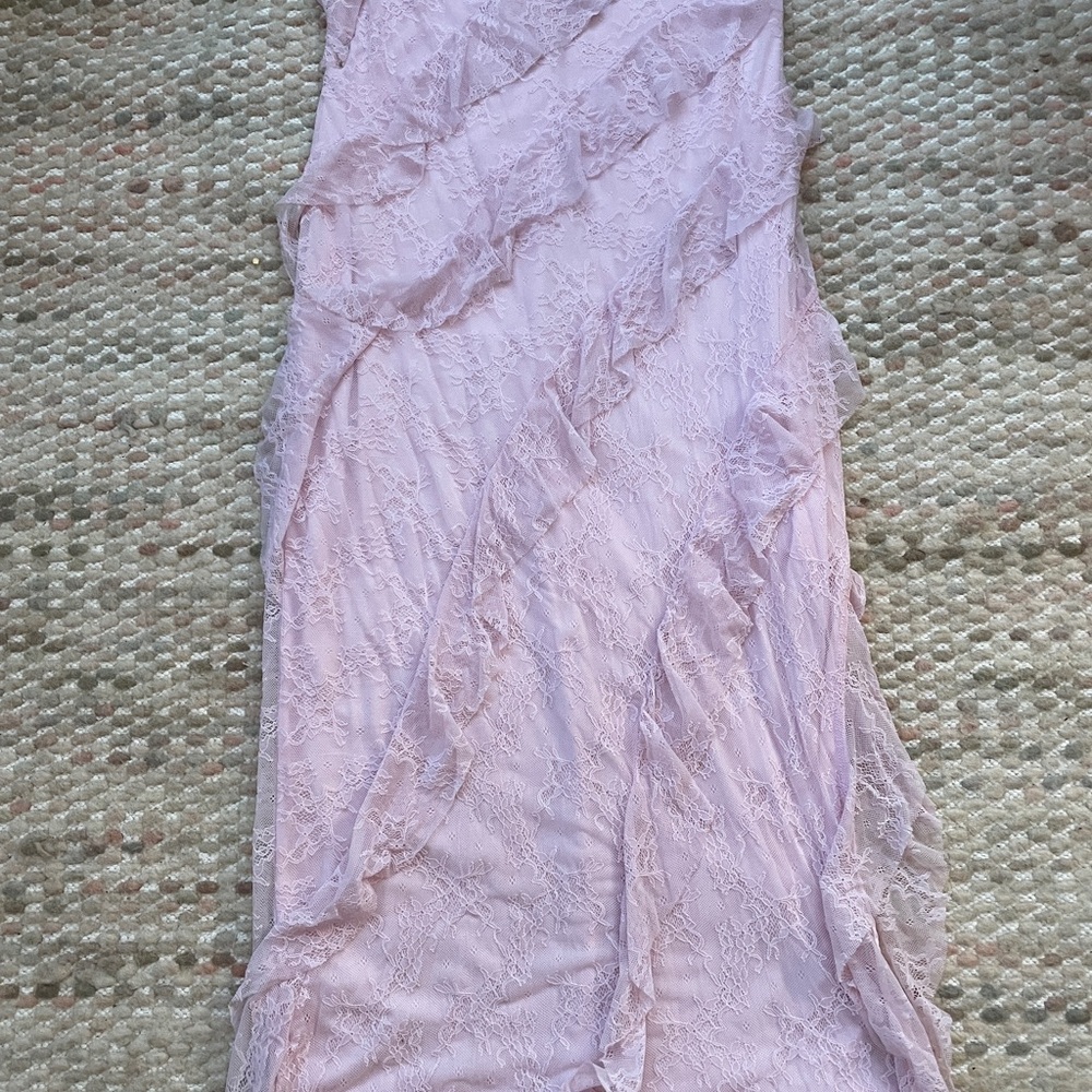 Wild Fable Light Pink Lace Dress